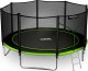 Trampolina ogrodowa Neo-Sport NeoSport Trampolina ogrodowa 13ft/404cm z siatką zewnętrzną i drabinką 8