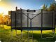 NeoSport Trampolina ogrodowa 14ft/435cm z siatką zewnętrzną i drabinką 3