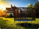 NeoSport Trampolina ogrodowa 8ft/252cm z siatką zewnętrzną i drabinką 3