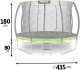 NeoSport Trampolina ogrodowa profilowana 14ft/435cm z siatką wewnętrzną 6