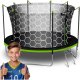NeoSport Trampolina ogrodowa 14ft/435cm z siatką wewnętrzną i drabinką 1