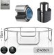 Trampolina ogrodowa NEO SPORT NeoSport Trampolina ogrodowa 14ft/435cm z siatką wewnętrzną i drabinką 8
