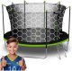 Trampolina ogrodowa NEO SPORT NeoSport Trampolina ogrodowa 14ft/435cm z siatką wewnętrzną i drabinką 14