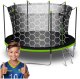 NeoSport Trampolina ogrodowa 13ft/404cm z siatką wewnętrzną i drabinką 14
