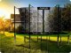NeoSport Trampolina ogrodowa 13ft/404cm z siatką wewnętrzną i drabinką 4