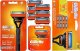 Gillette Fusion 5 ostrza 14 sztuk oryginał wkłady nożyki + rączka GRATIS 1