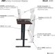 ELLA 1600 Biurko elektryczne: drewniane | Schreibtisch Elektrisch: Holz | Electric desk: woodgrain 9