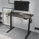Biurko Diablo EGON 1100 Czarne 110 - 170 cmx60 cm 2