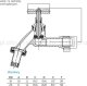 IDMAR Zawór czerpalny do wody 1/2" (DN15) chrom 3
