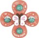 OEM Fidget Spinner z przyssawką , Sensoryczna zabawka do Kąpieli - 3 sztuki 18
