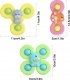 Fidget Spinner z przyssawką , Sensoryczna zabawka do Kąpieli - Dinozaury 3 sztuki 3