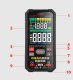 CYFROWY MULTIMETR UNIWERSALNY TRUE RMS NCV TERMOPARA PRZEWODY ETUI BATERIE 8