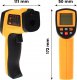 PIROMETR TERMOMETR LASEROWY BEZDOTYKOWY -50 +750 6