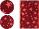 Firanka a'la panel Red Star szerokość 60 cm DomoweTekstylia | WNS075 062 | Święta Boże Narodzenie 1