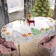Obrus owalny Navidad 130 x 180 cm DomoweTekstylia | WN831N 130 | Święta Boże Narodzenie 1
