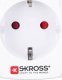 Skross 186725, Universal, Type F, 100 - 250 V, 13 A, White, 3250 W 1