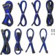 CableMod CableMod C-Series Pro ModMesh Sleeved 12V-2x6 12VHPWR Dual StealthSense Cable Kit for Corsair RMi, RMx (Black Label) - schwarz/blau 1