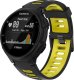 Pasek silikonowy do Garmin G02 - czarno-żółty 4