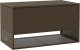 vidaXL Skrzynka na poduszki ogrodowe Brązowa 100x55x55,5 cm Polirattan 1