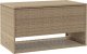 vidaXL Skrzynka na poduszki ogrodowe beżowa 100x55x55,5 cm polirattan 1