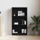 vidaXL Regał biblioteczny Czarny Dąb 60x24x109 cm Drewno klejone 3