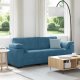 vidaXL Sofa 3-osobowa, niebieska 178 cm, aksamit 1