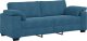 vidaXL Sofa 3-osobowa, niebieska 178 cm, aksamit 2