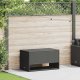 vidaXL Pudełko na poduszki ogrodowe czarne 100x55x55,5 cm polirattan 1