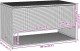 vidaXL Pudełko na poduszki ogrodowe czarne 100x55x55,5 cm polirattan 10