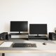 vidaXL Podstawka pod monitor, czarny dąb, 54x22x15 cm 2
