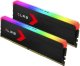 Pamięć PNY XLR8 RGB, DDR5, 32 GB, 6000MHz, CL36 (MD32GK2D5600036XRGB) 2