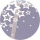 Komplet firan Duas Estrelas wysokość 250 cm DomoweTekstylia | WN9E55 25K | Święta Boże Narodzenie 3