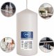 AURA Świeca Walec Biała 38h sw60/120-090 1