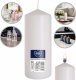 AURA Świeca Walec Biała 48h sw60/150-090 8
