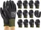 Rękawice Robocze Czarne J-TIMIPOLI_BB - 12 Par (8 - M) 1