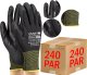 Rękawice Robocze Czarne J-TIMIPOLI_BB - 240 Par (7 - S) 2