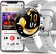 SMARTWATCH ZEGAREK DLA KOBIETY ROZMOWY MENU PL ZDROWIE ZESTAW DWÓCH PASKÓW 1