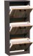 Meble-Bestseller Szafka na buty K024 Grafit-Wotan 116x50x28 cm 2