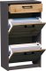 Meble-Bestseller Szafka na buty K034 Grafit-Wotan 92x50x28 cm 2