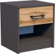 Meble-Bestseller Szafka Nocna SN01 Grafit-Wotan 45x39x35 cm 2