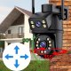 PODWÓJNA KAMERA OBROTOWA WIFI IP SMART ZEWNĘTRZNA 6MPX DETEKCJA 4K ALARM [K-15] 7