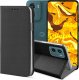 Hello Case ETUI Z KLAPKĄ DO MOTOROLA MOTO G05 / G15 / E15 CZARNE ZAMYKANE MAGNETYCZNE 1