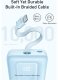 Anker | Power Bank with Built-In USB-C Cable | A1688031 | 10000 mAh | 30W Output | Blue 3