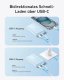 Anker | Power Bank with Built-In USB-C Cable | A1688031 | 10000 mAh | 30W Output | Blue 4