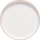 Serwis obiadowy porcelanowy MG Home Artena 28 elementów zestaw talerzy misek kubków dla 6 osób biały nakrapiany 10
