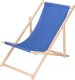 Leżak ogrodowy, drewniany z 3-stopniową regulacją, plażowy, balkonowy, niebieski UNIWERSALNY 14