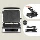 Opiekacz Składany Sandwich Grill Toster Tosty Grzanki Panini 2100W Zeegma 11
