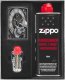 Zestaw ZIPPO Zapalniczka SKULL CLOCK Prezentowy No1 1