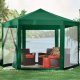 Namiot pawilon ogrodowy handlowy 2x2x2 m z moskitierą zielony MultiGarden 3