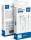 BLUE STAR słuchawki przewodowe Jack 3,5 mm z mikrofonem PA-E65 1,2 m białe 1